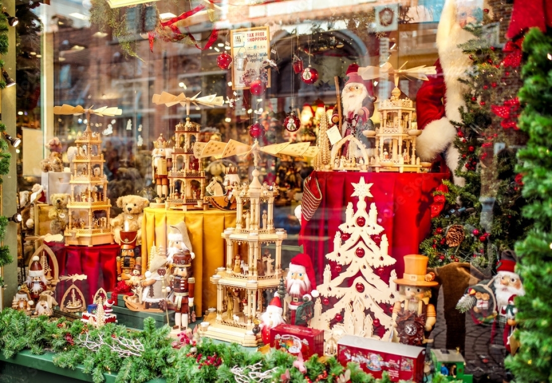 vitrine de Noël